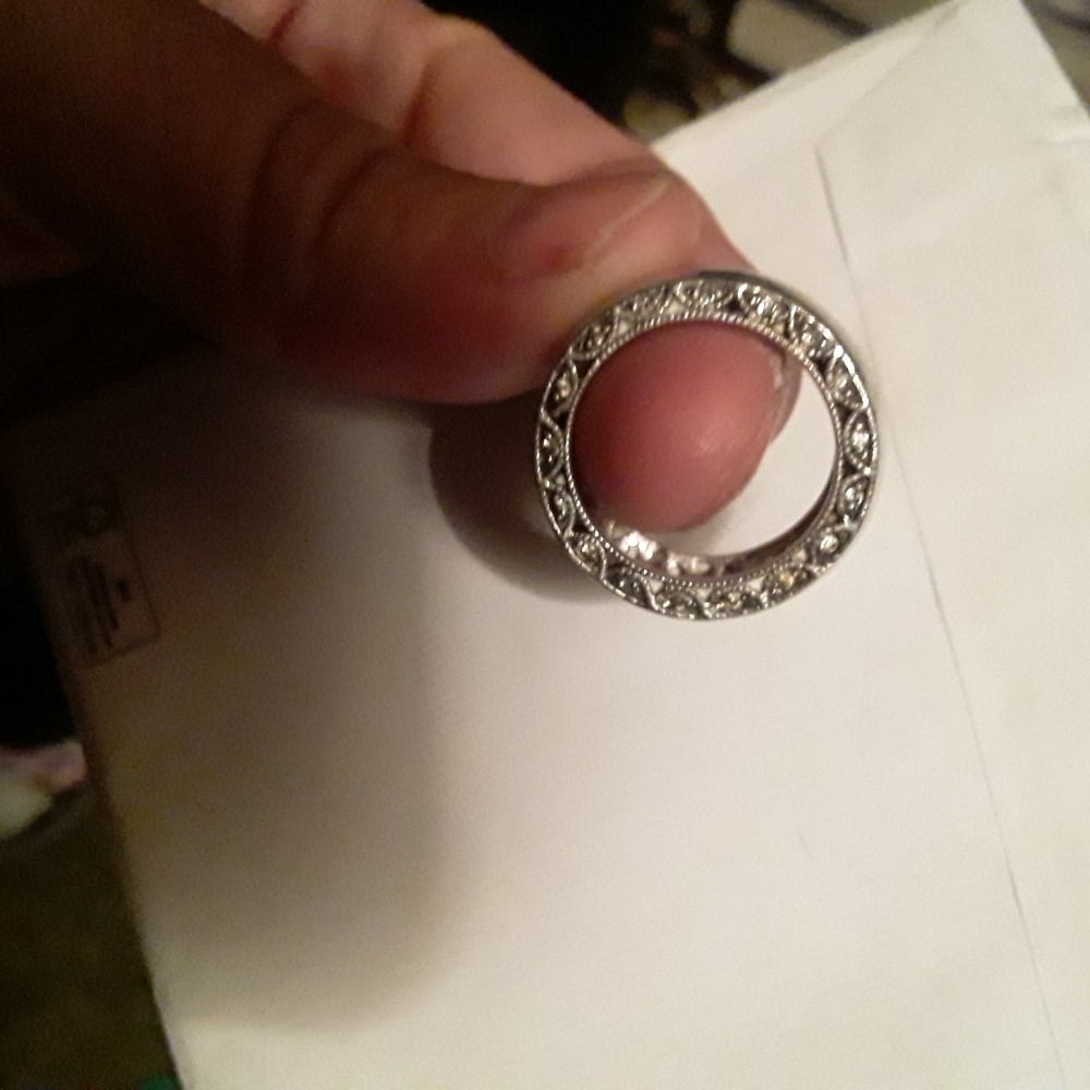 Women's Wedding Band Sterling Silver ring